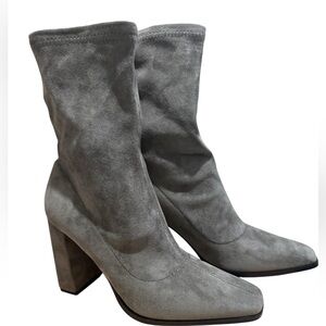 Elegant Gray over ankle Women's Boots